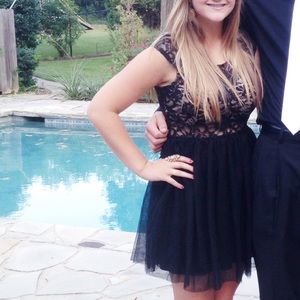 black homecoming/prom dress!